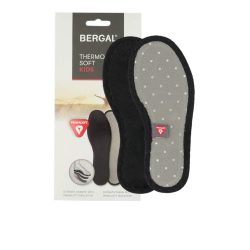 Bergal Schuhsohle, Kinder , Schwarz 33