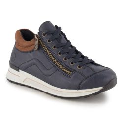 Rieker Sneaker mit weichem Schaftrand, Freizeitschuh, Halbschuh, Schnürschuh