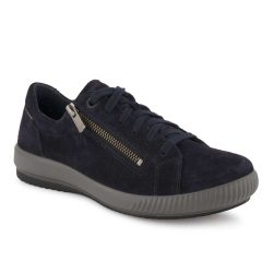 Legero Halbschuh für Damen aus Veloursleder marine-schwarz