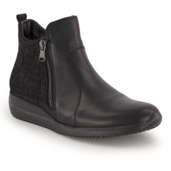 Waldläufer Stiefelette, Damen , Schwarz 3.5