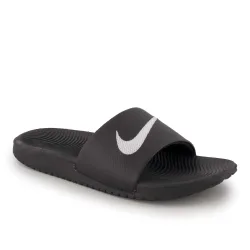 Nike Kawa Pantoletten - Schwarz EU35 Kids