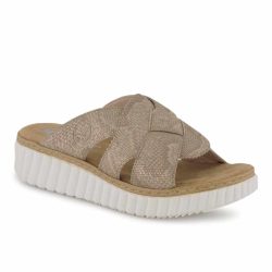 Rieker Pantolette, Damen , Silber 43