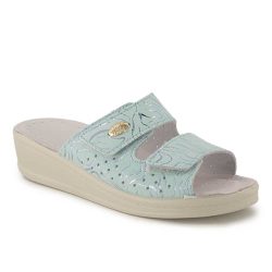 Wellness Offener Hausschuh, Damen , Blau 41