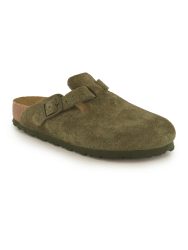 Birkenstock - Boston Suede Leather N-38, für Damen, Grün, Größe 38