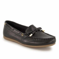 Varese Mokassin, Damen , Schwarz 38