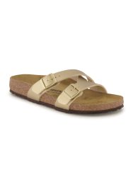 Birkenstock Pantolette, Damen , Gold 38