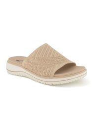 Wellness Offener Hausschuh, Damen , Beige 38