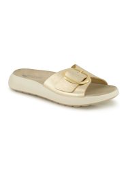 Wellness Pantolette, Damen , Gold 42