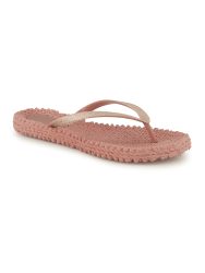Ilse Jacobsen Pantoletten-Zehentrenner, Damen , Rosa 37