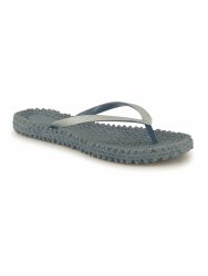 Ilse Jacobsen Pantoletten-Zehentrenner, Damen , Blau 39