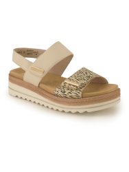 remonte Sandalette, Damen , Beige 41