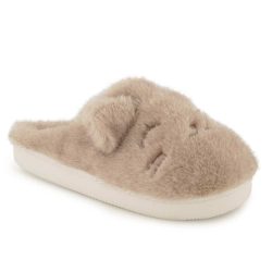 Wellness Geschlossener Hausschuh, Damen , Beige 38