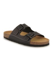 Wellness Offener Hausschuh, Kinder , Schwarz 35