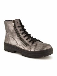 Rieker Schnürboots, Damen , Silber 39