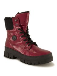 Rieker Schnürboots, Damen , Rot 37