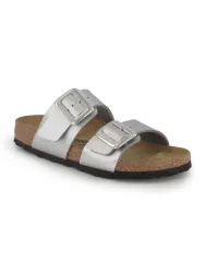 Birkenstock Pantolette, Damen , Silber 39