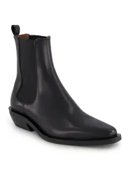 Studio Amo Chelsea Boot, Damen , Schwarz 38