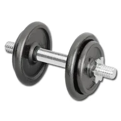 POWERZONE 15 kg Hantel Set Schwarz, Herren, Größe: 0