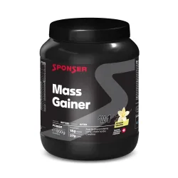 SPONSER Mass Gainer Vanille, 1200 g Dose bunt