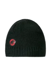 Mammut Feinmaschige Strickmütze mit Fleecefutter Sublime Beanie Schwarz one size