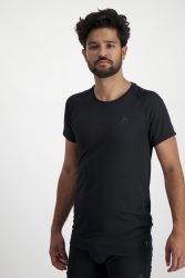 Odlo Active F-Dry Light Base Layer T-Shirt für Herren - Wandern, Radsport - schwarz, XXL
