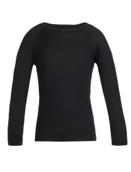 icebreaker Merino 200 Oasis Kinder Thermo Longsleeve Schwarz, , Größe: 14