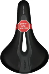 Terry Figura Gel Damen Sattel Schwarz, Damen, Größe: Dec-16
