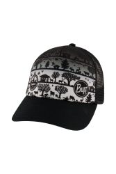 Buff Swiss Collection Trucker Cap Schwarz, Herren, Größe: ONE SIZE