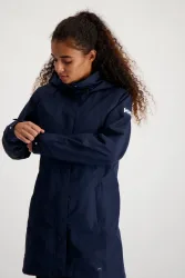 Helly Hansen Aden Long Damen Regenmantel Blau, Damen, Größe: M