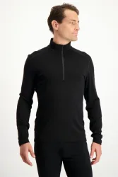 icebreaker Merino 260 Tech Herren Thermo Longsleeve Schwarz, Herren, Größe: XL