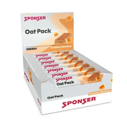 Sponser Oat Pack Creamy-Caramel 25 x 50 g Sportriegel Grau, Herren, Größe: 0