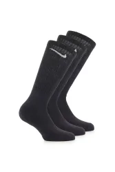 Nike - Triopack, wadenlange Sp-Sock, für Herren, Black, Größe XL