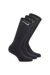 Nike - Triopack, wadenlange Sp-Sock, für Herren, Black, Größe XL