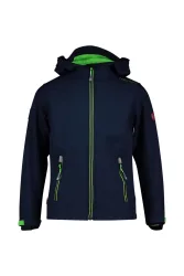 Trollkids Trollfjord Kinder Softshelljacke Blau, , Größe: 128