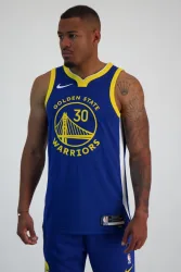 Nike Golden State Warriors Icon Edition Stephen Curry Herren Basketballtrikot Blau, Herren, Größe: L