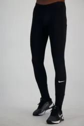 Nike Pro Warm Herren Tight Schwarz, Herren, Größe: L