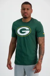 Nike Green Bay Packers Logo Essential Herren T-Shirt Grün, Herren, Größe: S