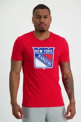 Fanatics New York Rangers Primary Logo Graphic Herren T-Shirt Rot, Herren, Größe: XL