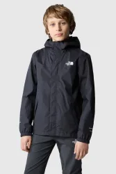 The North Face Antora Kinder Regenjacke Schwarz, , Größe: S