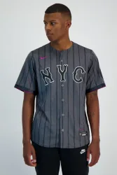 Nike New York Mets City Connect Replica Herren Baseballtrikot Grau, Herren, Größe: M