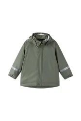 reima Lampi Mini Kinder Regenjacke Grau, , Größe: 116
