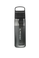 Lifestraw Go Serie 650 ml Trinkflasche + Wasserfilter Schwarz, Herren, Größe: ONE SIZE