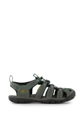 KEEN W Clearwater CNX Leather Trekkingsandalen Damen, grün, Grösse: 42