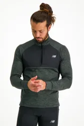 New Balance New Balance Athletics Heat Grid 1/2 Zip Herren, schwarz, Grösse: XL Regular Fit Herren, schwarz, Grösse: XL