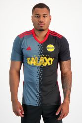 adidas LA Galaxy 3rd Replica Herren Fussballtrikot 24/25 Schwarz, Herren, Größe: S