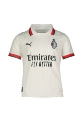 PUMA AC Milan Away Replica Kinder Fussballtrikot 24/25 Weiss, , Größe: 128