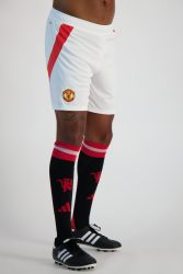 adidas Manchester United Home Replica Herren Short 24/25 Weiss, Herren, Größe: L
