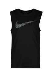 Nike Dri-FIT Swoosh Jungen Tanktop Schwarz, , Größe: 98