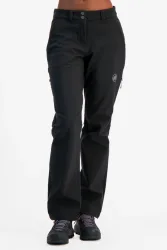 Mammut Warme Softshell-Wanderhose mit Fleecefutter Runbold Winter SO Pants Women Schwarz 36