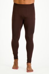 Odlo Performance Warm Base Layer Tights für Herren - Skilanglauf, Ski & Snow - maron, XXL